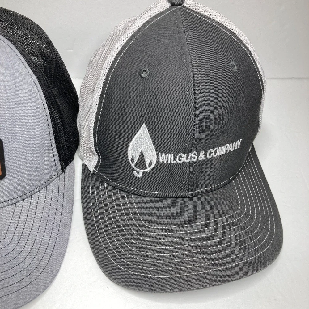 Wilgus & Company‎ Cap Hat Adult Adjustable Mesh Snapback Lot of 3 Cadiz Ohio